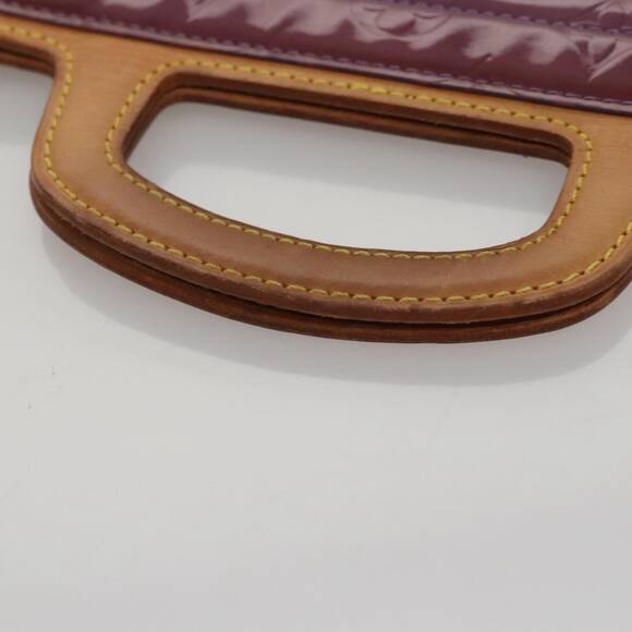 LOUIS VUITTON Monogram Vernis Stanton Tote Bag Purple Viole M91079 - Picture 7 of 12